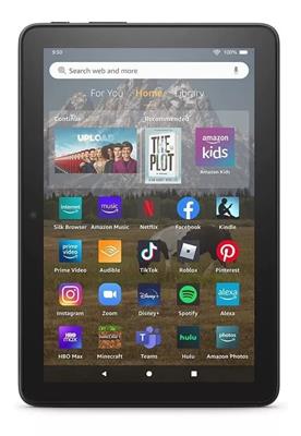 Tablet Amazon Fire HD 8 12Gen (2022) 64GB/2GB de RAM - Color Negro