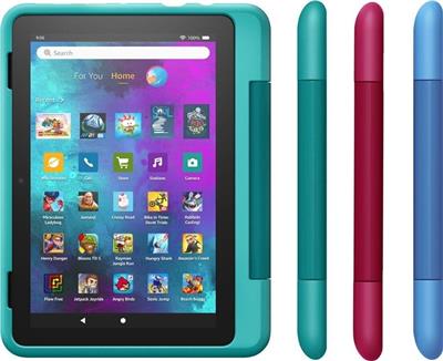 Amazon Fire HD 8 Kids Pro Tablet 32 GB (2022) Hello Teal